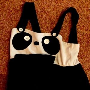 original punk kawaii panda dress